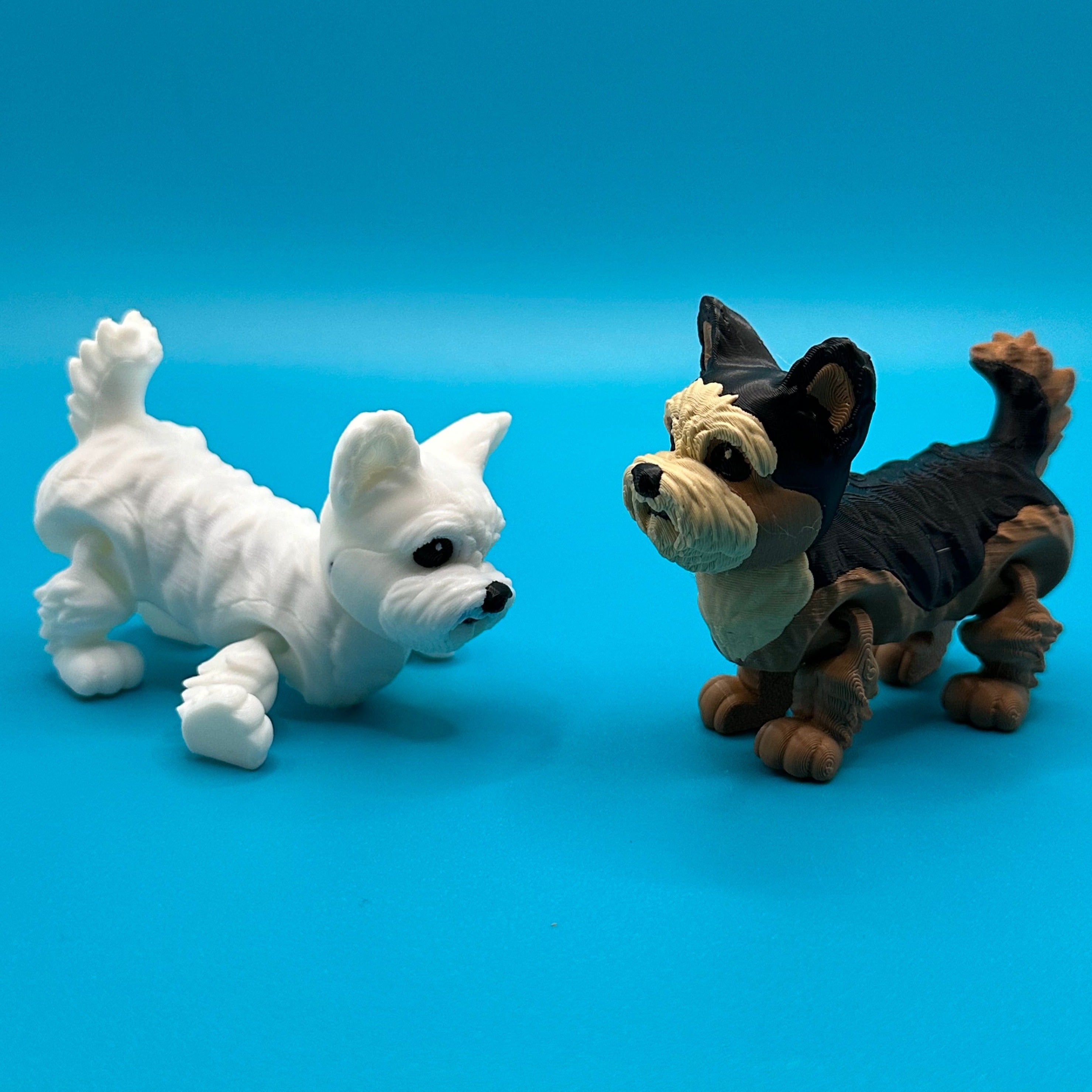 Articulating Yorkie/Maltese Dog Fidget Desk Toy | Printverse