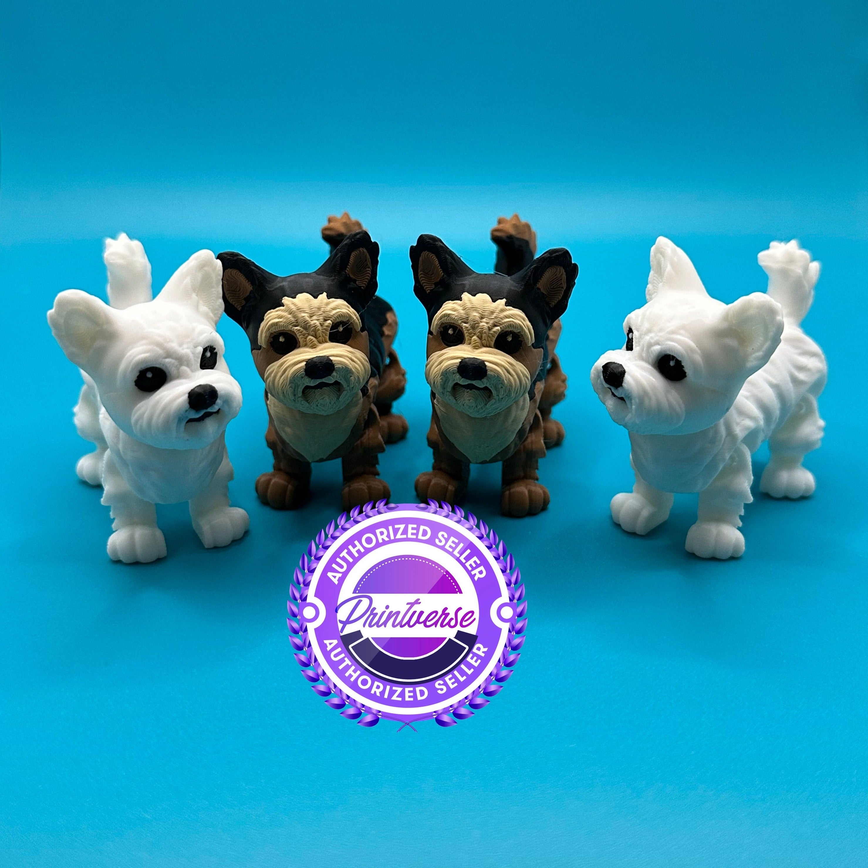 Articulating Yorkie/Maltese Dog Fidget Desk Toy | Printverse